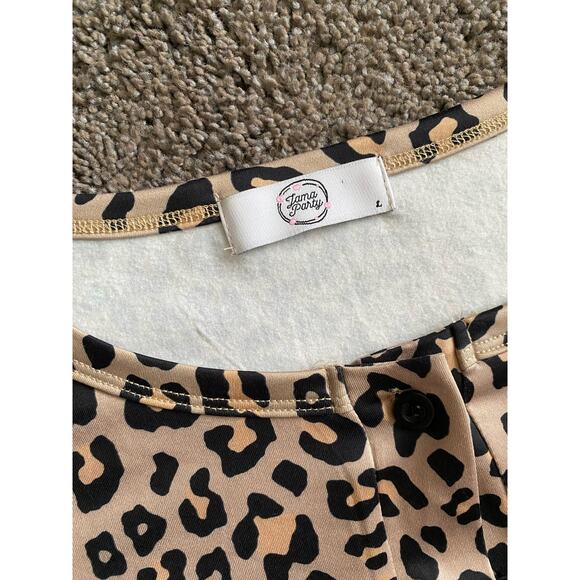 Large Leopard Pajama Short Set - Picture 3 of 14